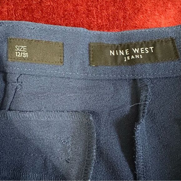 Nine West Blue Tailored Trousers 12/31 - Picture 3 of 8